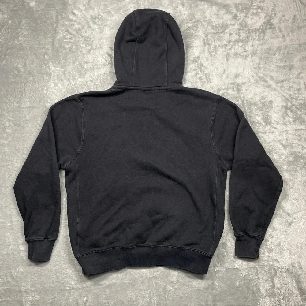Nike Womens Oregon Blaze Hoodie Small Black Orange Pullover‎ Sweatshirt
